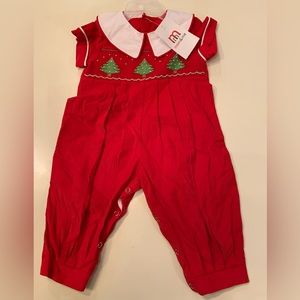 Mom & Me Christmas Tree One Piece Outfit NWT 12m